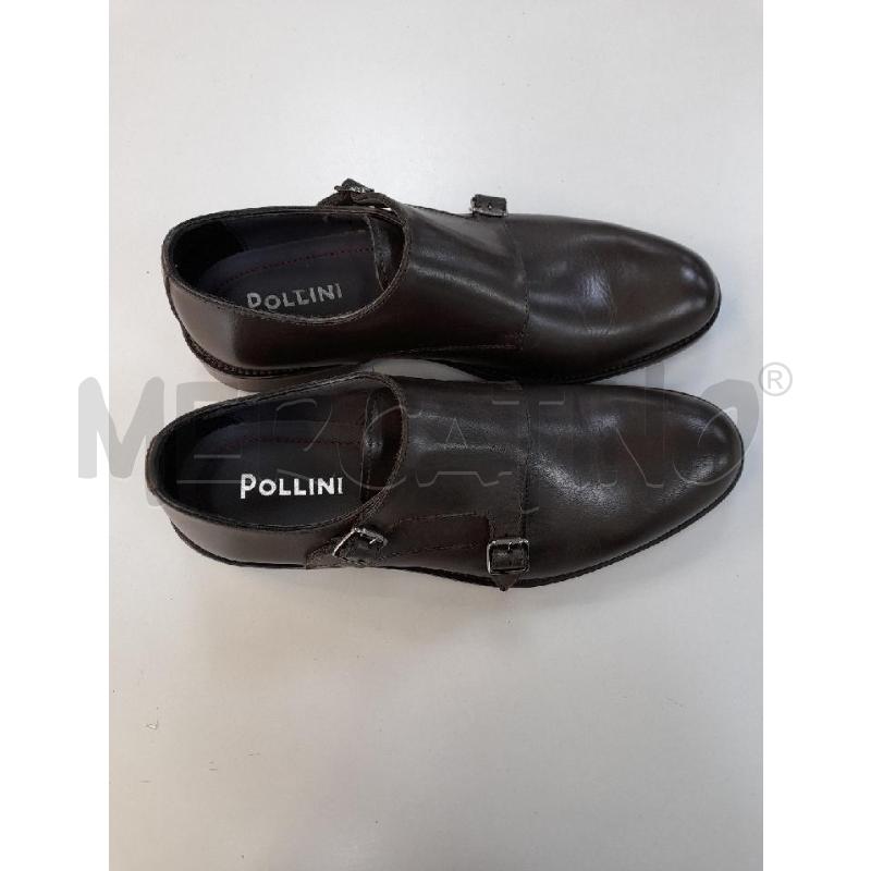 SCARPE UOMO POLLINI TESTA DI MORO HARDWARE ARGENTO | Mercatino dell'Usato Avigliana 2
