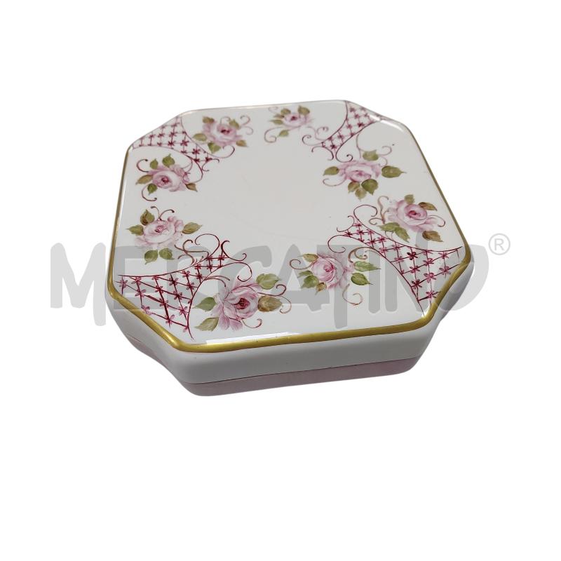 SCATOLA CERAMICA PORTA GIOIE ROSELLINE | Mercatino dell'Usato Avigliana 1
