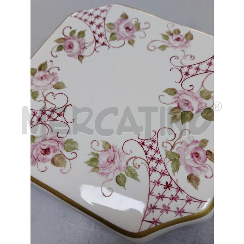 SCATOLA CERAMICA PORTA GIOIE ROSELLINE | Mercatino dell'Usato Avigliana 3