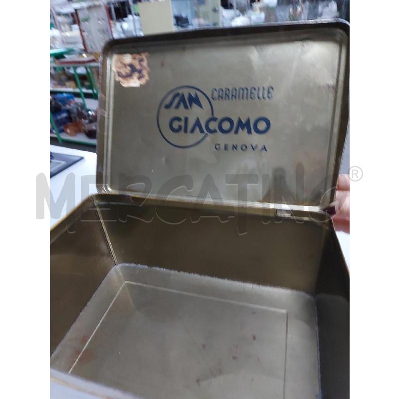 SCATOLA LATTA VINTAGE BISCOTTI LAZZARONE CARROZZA CAVALLI | Mercatino dell'Usato Avigliana 2