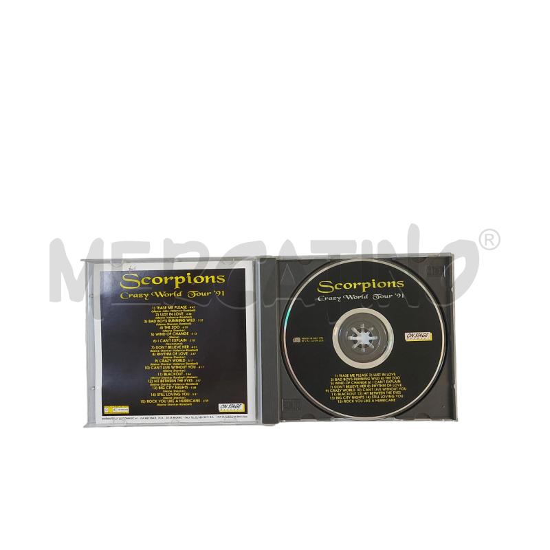 SCORPIONS CRAZY WORLD TOUR '91 ON STAGE RECORDS | Mercatino dell'Usato Avigliana 2