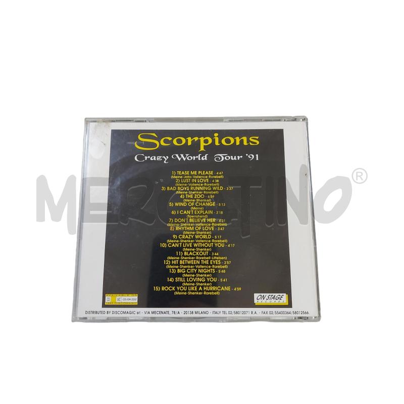 SCORPIONS CRAZY WORLD TOUR '91 ON STAGE RECORDS | Mercatino dell'Usato Avigliana 3