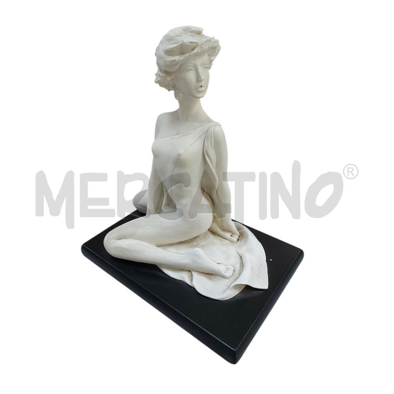 SCULTURA CASAROTTO - RAGAZZA BASE LEGNO  | Mercatino dell'Usato Avigliana 1