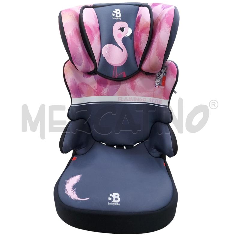 Seggiolino Rialzo Auto per bambini Dream Adventure Flamingo - MammacheShop