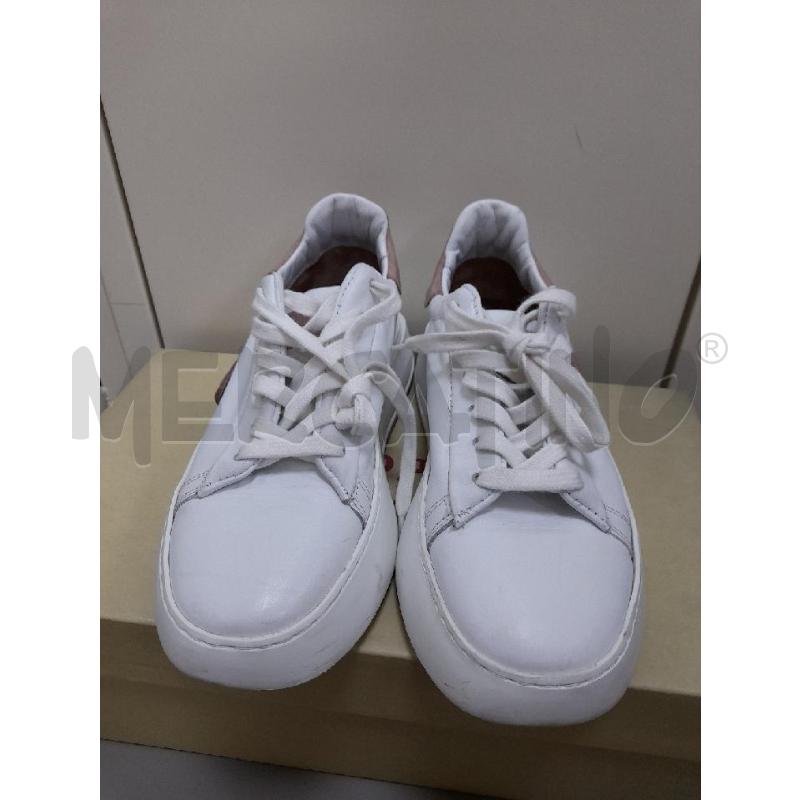SNEAKERS DONNA A.S. 98 BCO CON PARTE IN PELLE  | Mercatino dell'Usato Avigliana 1