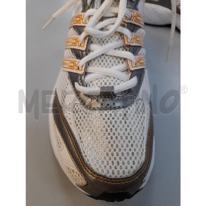 SNEAKERS DONNA ADIDAS GRIGIO RIGHE ARANCIO  | Mercatino dell'Usato Avigliana 4
