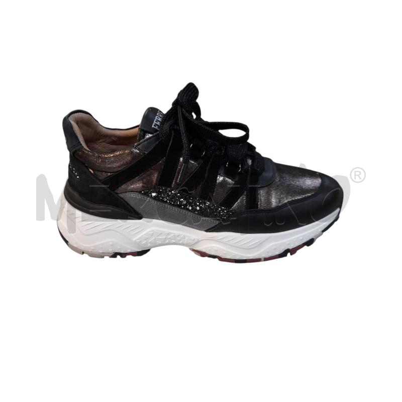 SNEAKERS DONNA FERRE NERO ROSA METALLIZZATO CON LACCI | Mercatino dell'Usato Avigliana 2