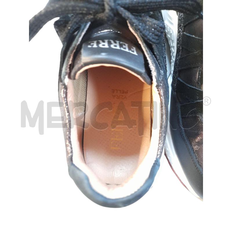 SNEAKERS DONNA FERRE NERO ROSA METALLIZZATO CON LACCI | Mercatino dell'Usato Avigliana 3