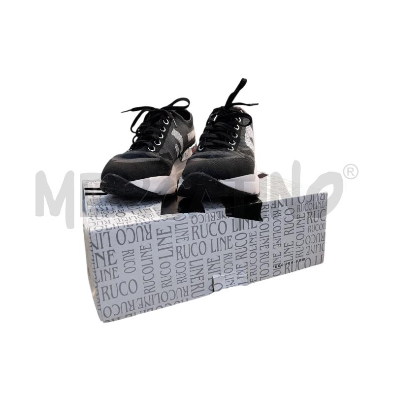 SNEAKERS DONNA RUCOLINE GRIGIO NERO  | Mercatino dell'Usato Avigliana 4