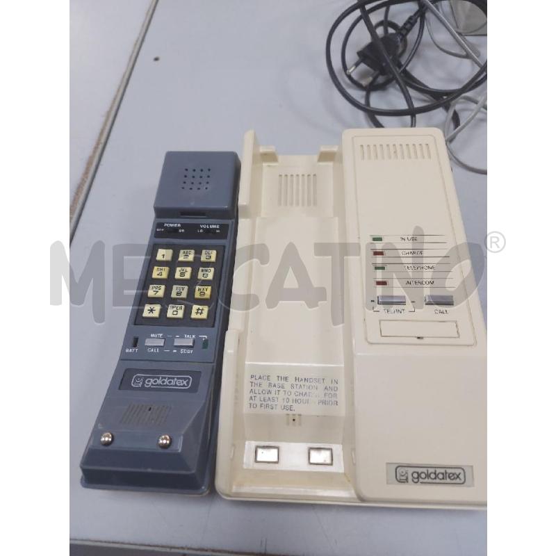 TELEFONO CORDLESS  VINTAGE  GOLDATEX | Mercatino dell'Usato Avigliana 3