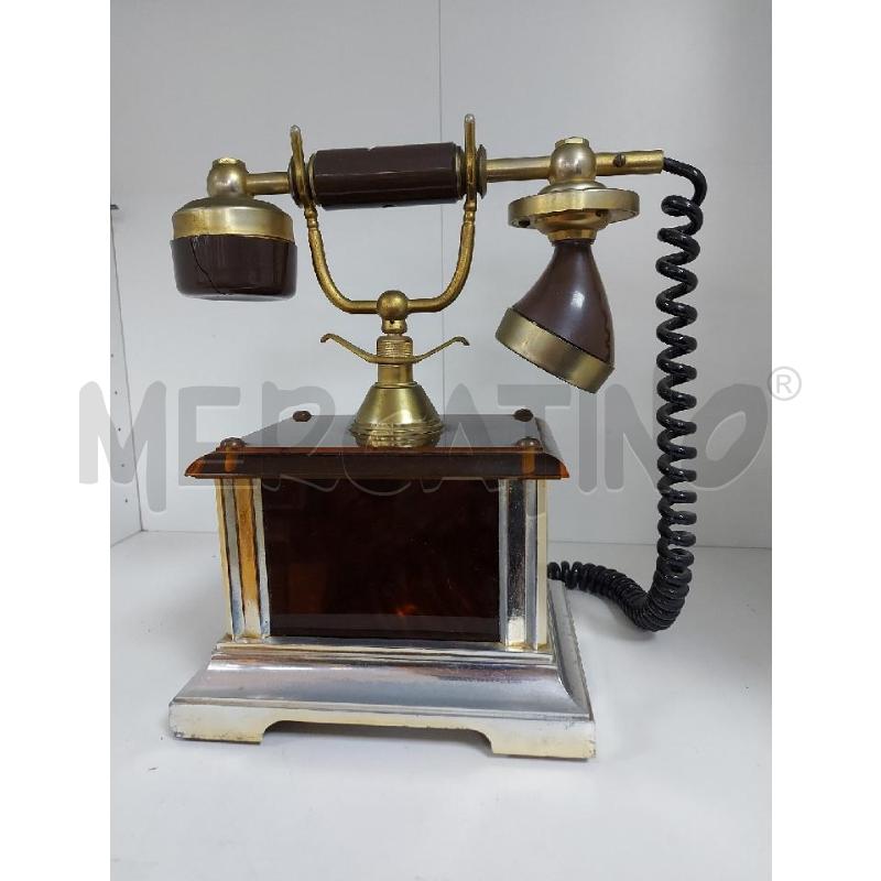 TELEFONO LEGNO METALLO  | Mercatino dell'Usato Avigliana 3