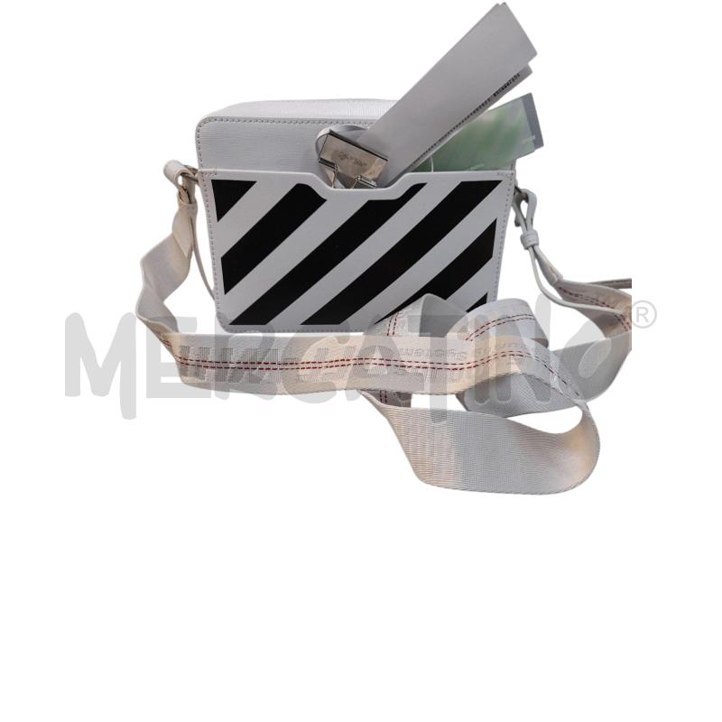 TRACOLLA/MARSUPIO OFF WHITE BCO NUOVO RIGHE NERO  | Mercatino dell'Usato Avigliana 1