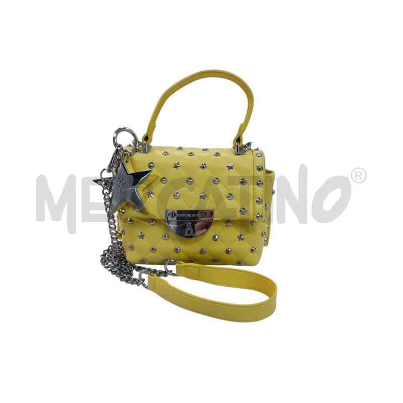 TRACOLLA DONNA ATELIER DU SAC GIALLO CON BORCHIE | Mercatino dell'Usato Avigliana 1