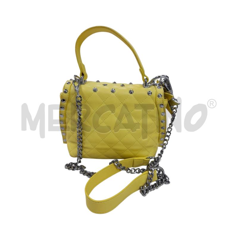 TRACOLLA DONNA ATELIER DU SAC GIALLO CON BORCHIE | Mercatino dell'Usato Avigliana 2