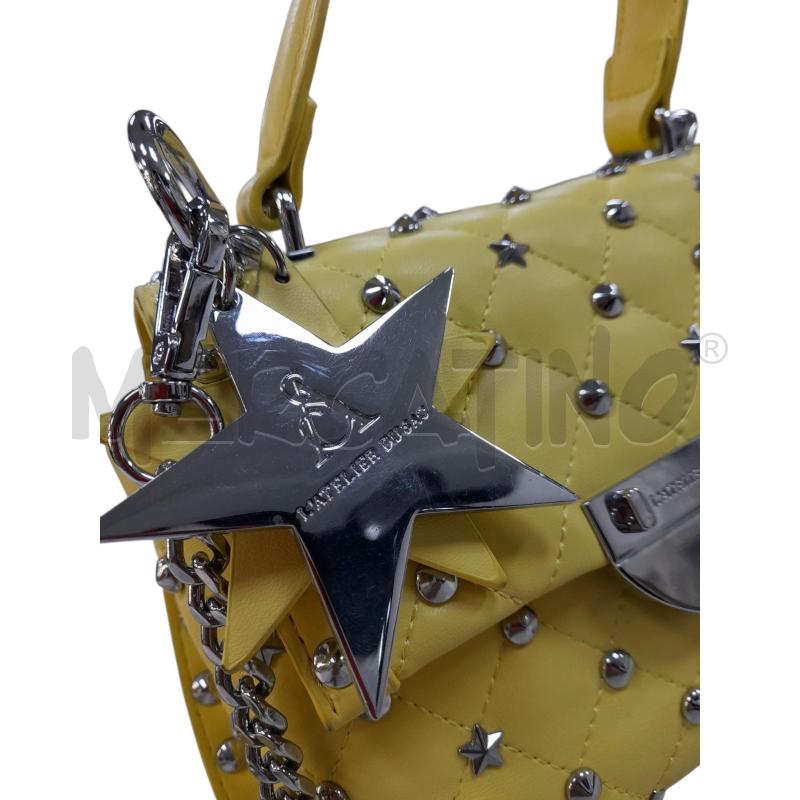 TRACOLLA DONNA ATELIER DU SAC GIALLO CON BORCHIE | Mercatino dell'Usato Avigliana 3