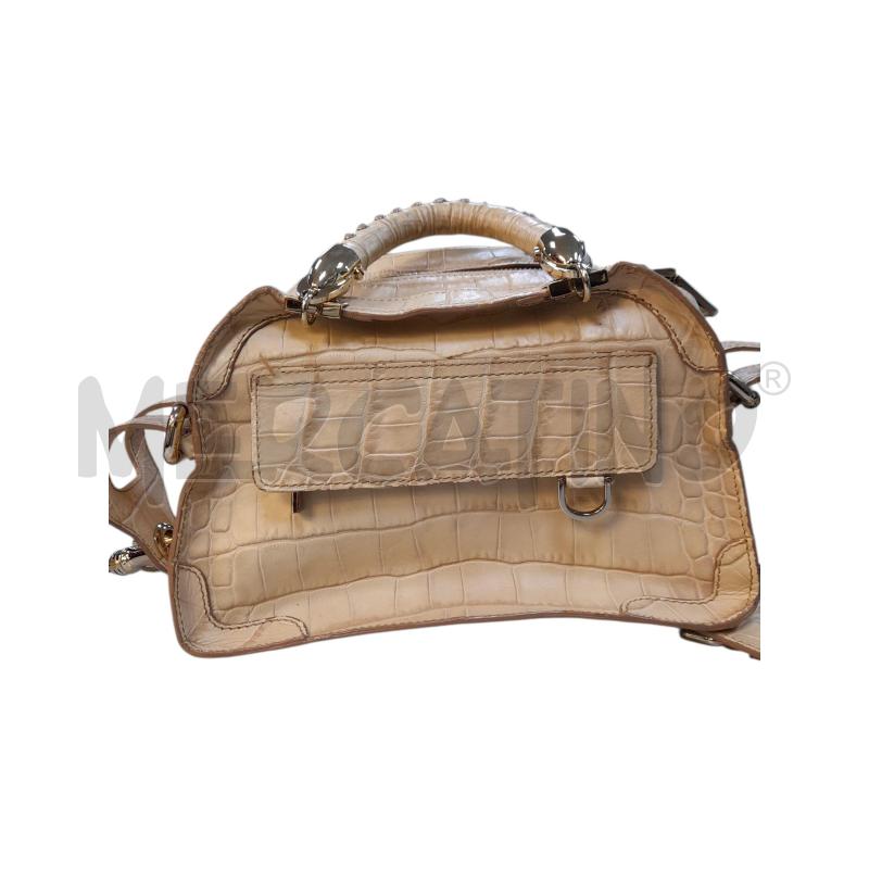 TRACOLLA VERSACE STAMPA COCCO BEIGE CON HARDWARE DORATI  | Mercatino dell'Usato Avigliana 3
