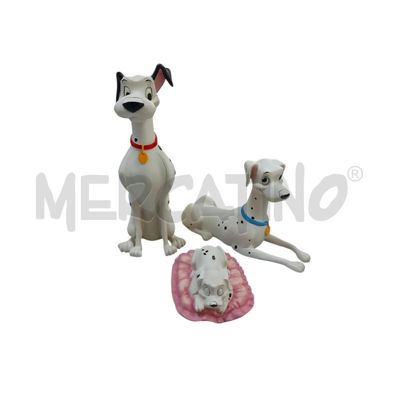 TRIS CANI RESINA CARICA DEI 101 DISNEY | Mercatino dell'Usato Avigliana 1