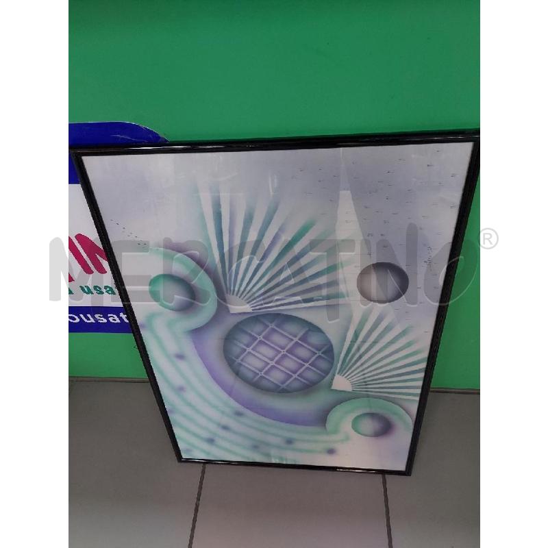 TRITTICO 3PZ QUADRO SETA STUDIO 90 CORNICE NERA | Mercatino dell'Usato Avigliana 4