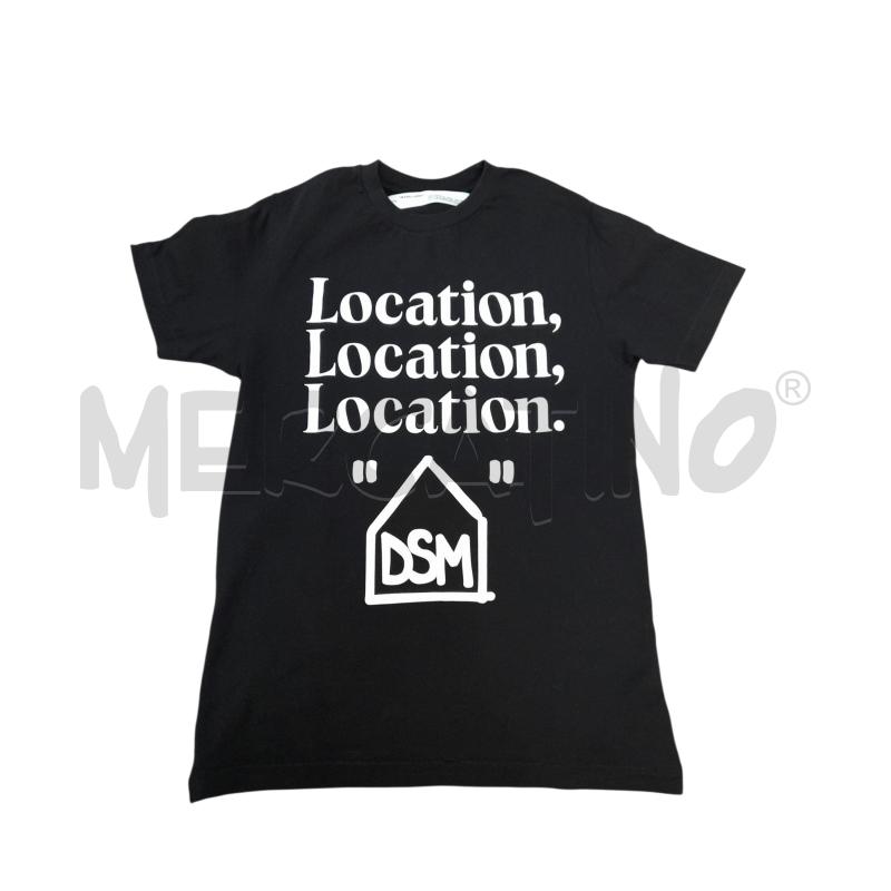 T SHIRT DONNA OFF-WHITE NERO LOGHI BCO LOCATION  | Mercatino dell'Usato Avigliana 1