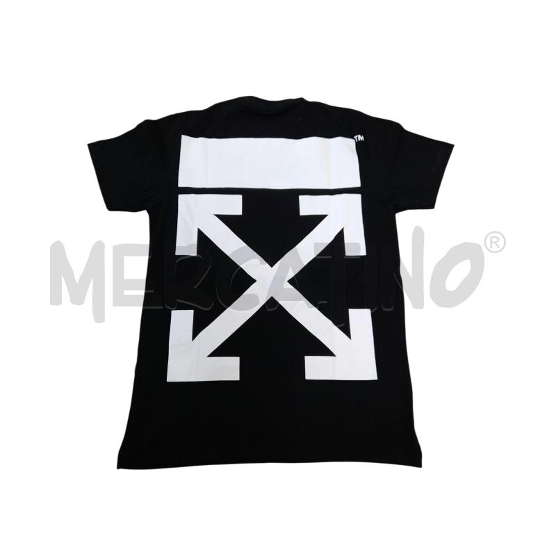 T SHIRT DONNA OFF-WHITE NERO LOGHI BCO LOCATION  | Mercatino dell'Usato Avigliana 2