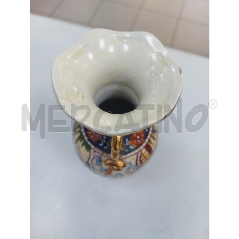 VASO CERAMICA CINESE DECORI BLU AZZURRO | Mercatino dell'Usato Avigliana 2