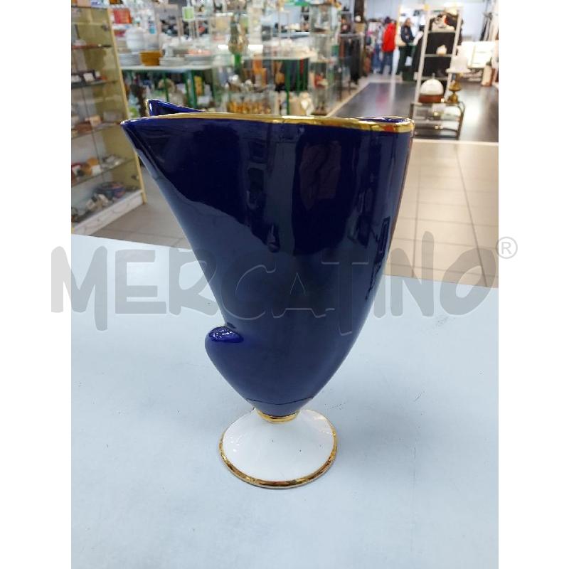 VASO  CERAMICA  ANNI 70 BLU | Mercatino dell'Usato Avigliana 2