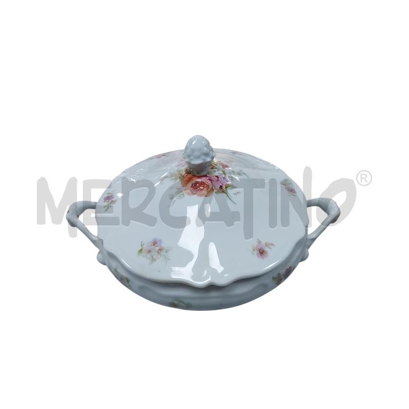 ZUPPIERA FIORI DIPINTI LIMOGES R. LECLAIRE | Mercatino dell'Usato Avigliana 1
