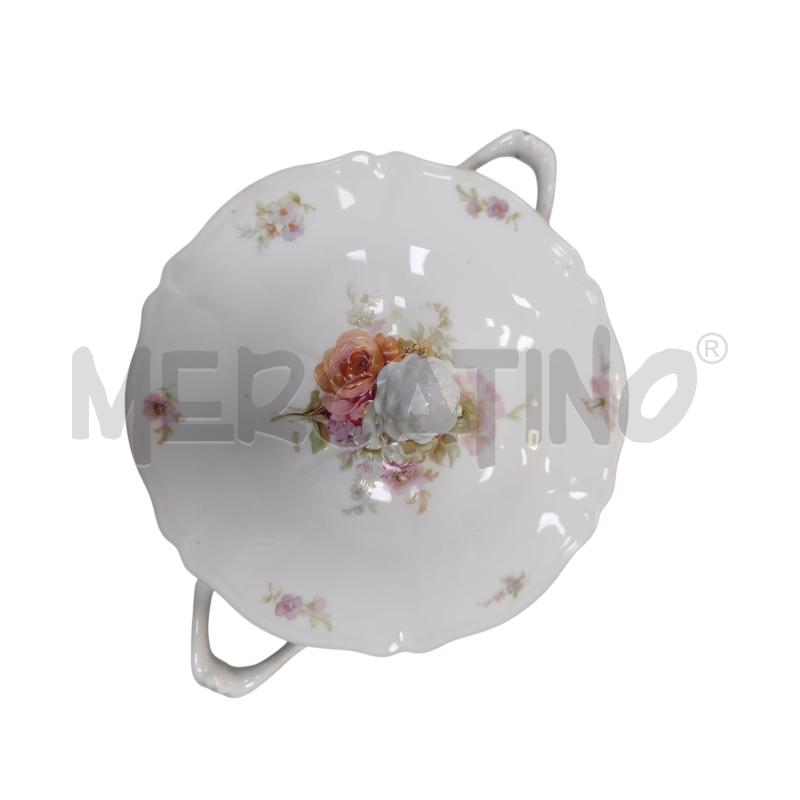 ZUPPIERA FIORI DIPINTI LIMOGES R. LECLAIRE | Mercatino dell'Usato Avigliana 2