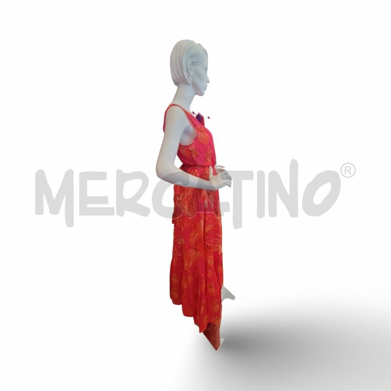 ABITO DONNA TWINSET LUNGO FUCSIA CON ANANAS + SOTTOVESTE FUCSIA | Mercatino dell'Usato Osasco 3