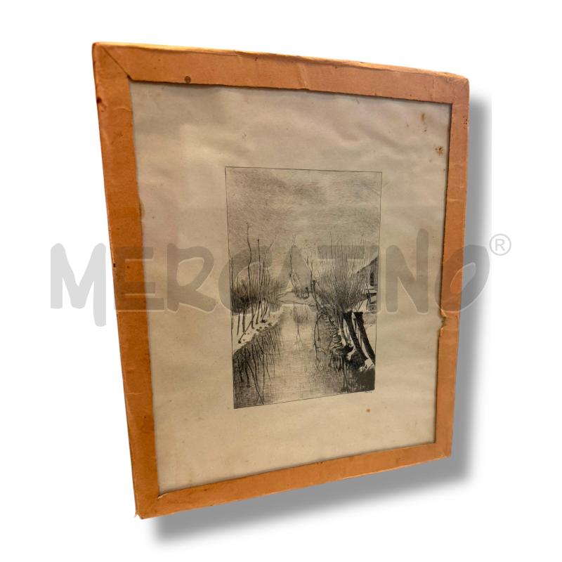ACQUAFORTE ANTICA 20X24 CM | Mercatino dell'Usato Osasco 1