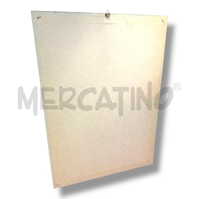 ACQUARELLO MANEGLIA50X65 CM EDMONDO RAGAZZA BAR CELESTE  | Mercatino dell'Usato Osasco 3