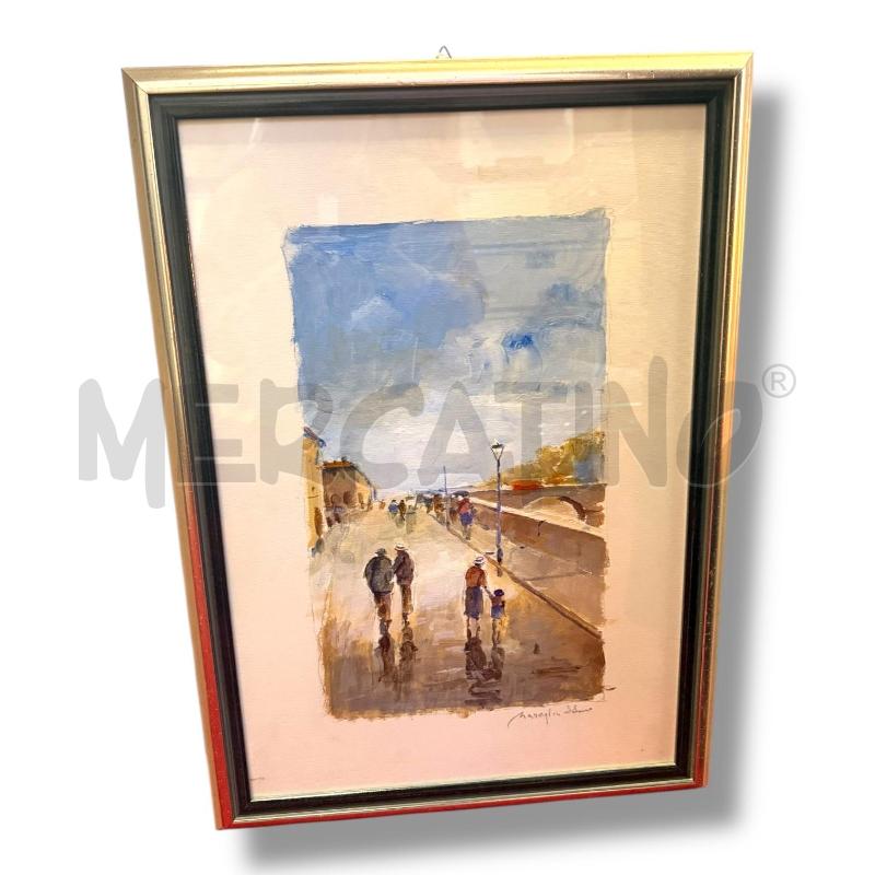 ACQUARELLO MANEGLIA EDMONDO 45X65CM | Mercatino dell'Usato Osasco 1