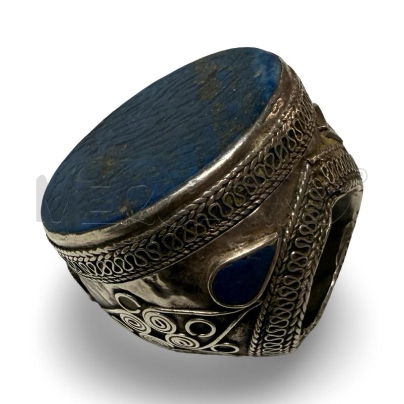 ANELLO DONNA ARG ETNICO PIETRA LAPISLAZZULI | Mercatino dell'Usato Osasco 2
