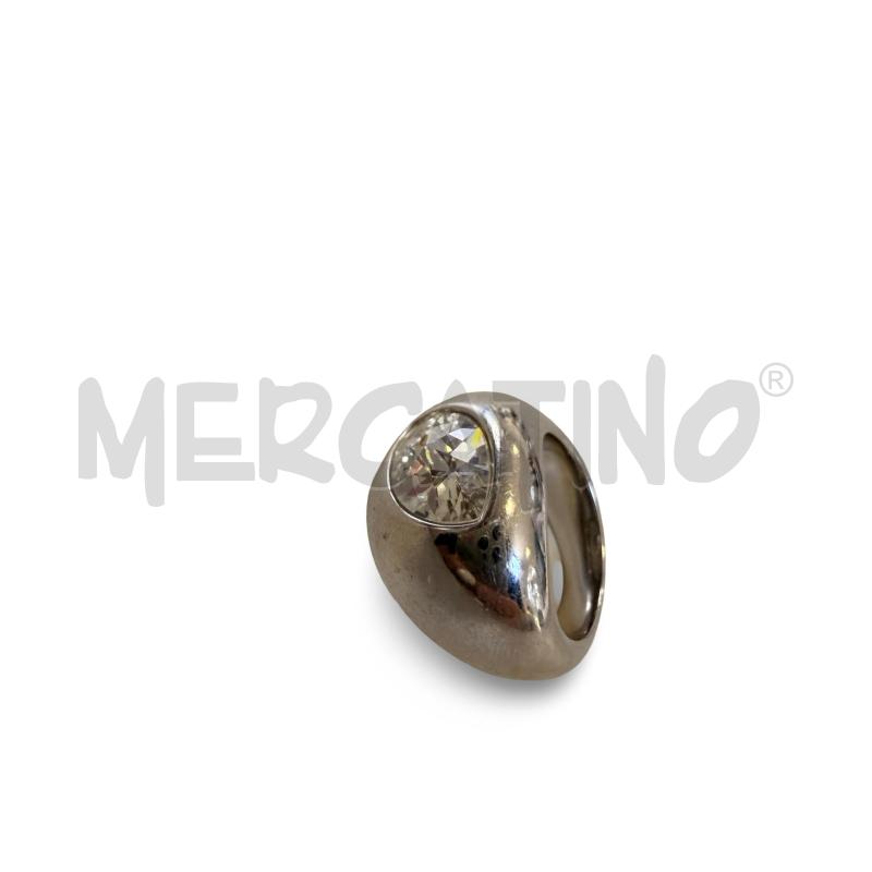 ANELLO DONNA PIERLANG BOMBATO PIETRA OVALE BIANCA | Mercatino dell'Usato Osasco 2