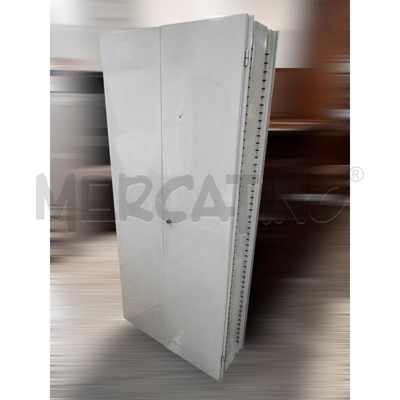 ARMADIO 2 ANTE IN METALLO BIANCO 200X90X33 | Mercatino dell'Usato Osasco 2