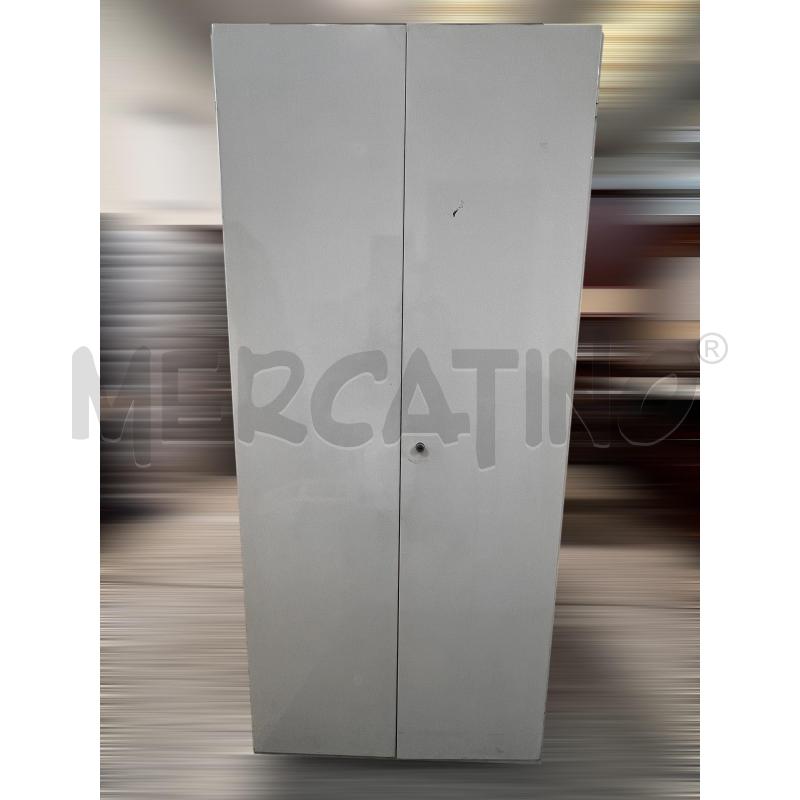 ARMADIO 2 ANTE IN METALLO BIANCO 200X90X33 | Mercatino dell'Usato Osasco 3