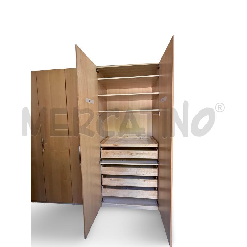 ARMADIO IKEA 6 ANTE LEGNO CHIARO  | Mercatino dell'Usato Osasco 2
