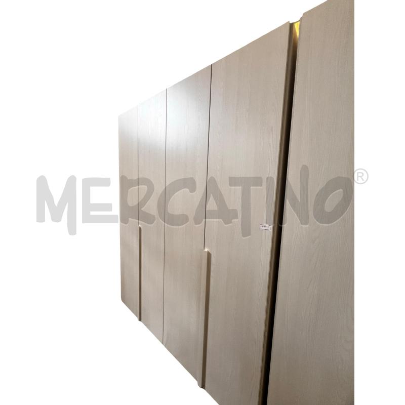 ARMADIO MODERNO GRIGIO 4 ANTE  | Mercatino dell'Usato Osasco 2