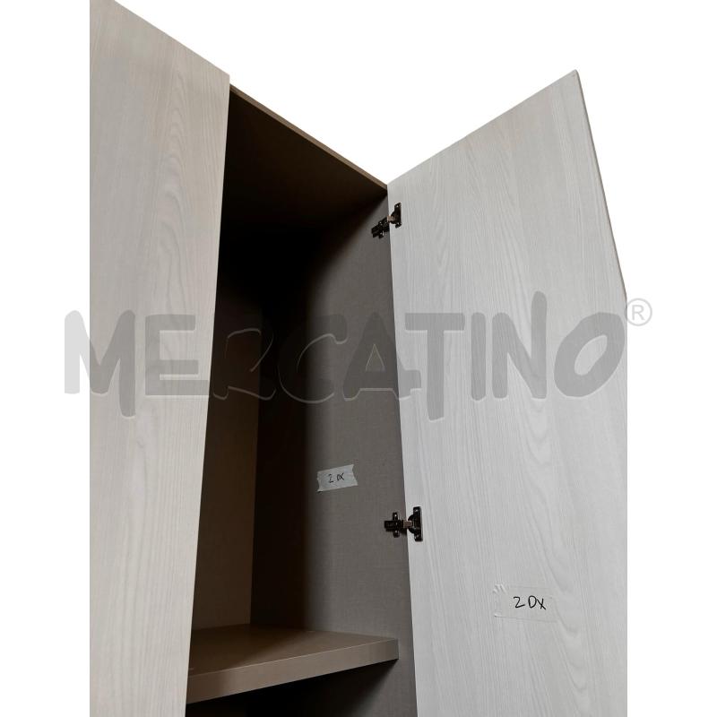 ARMADIO MODERNO GRIGIO 4 ANTE  | Mercatino dell'Usato Osasco 3