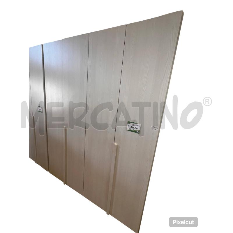 ARMADIO MODERNO GRIGIO 4 ANTE  | Mercatino dell'Usato Osasco 1
