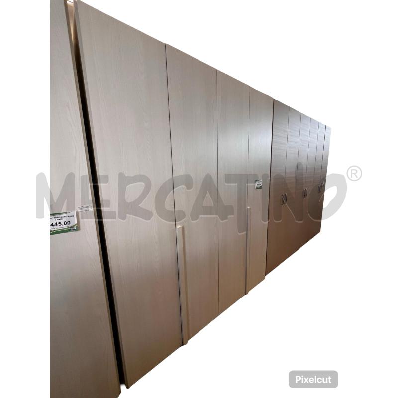 ARMADIO MODERNO GRIGIO 4 ANTE  | Mercatino dell'Usato Osasco 2