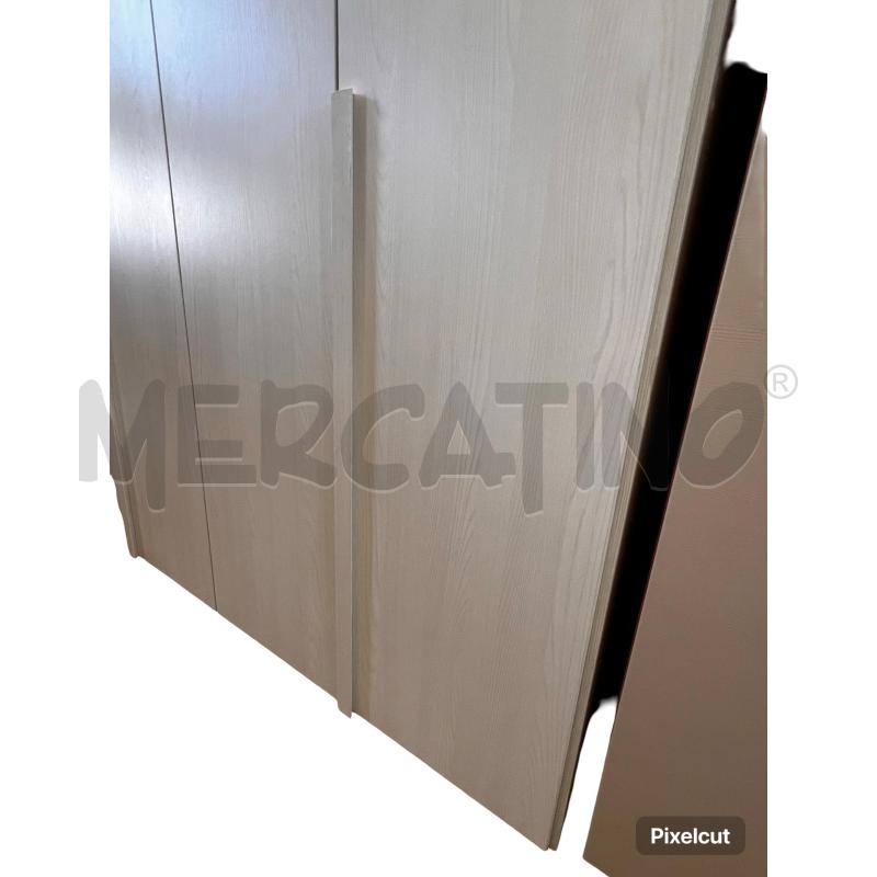 ARMADIO MODERNO GRIGIO 4 ANTE  | Mercatino dell'Usato Osasco 4