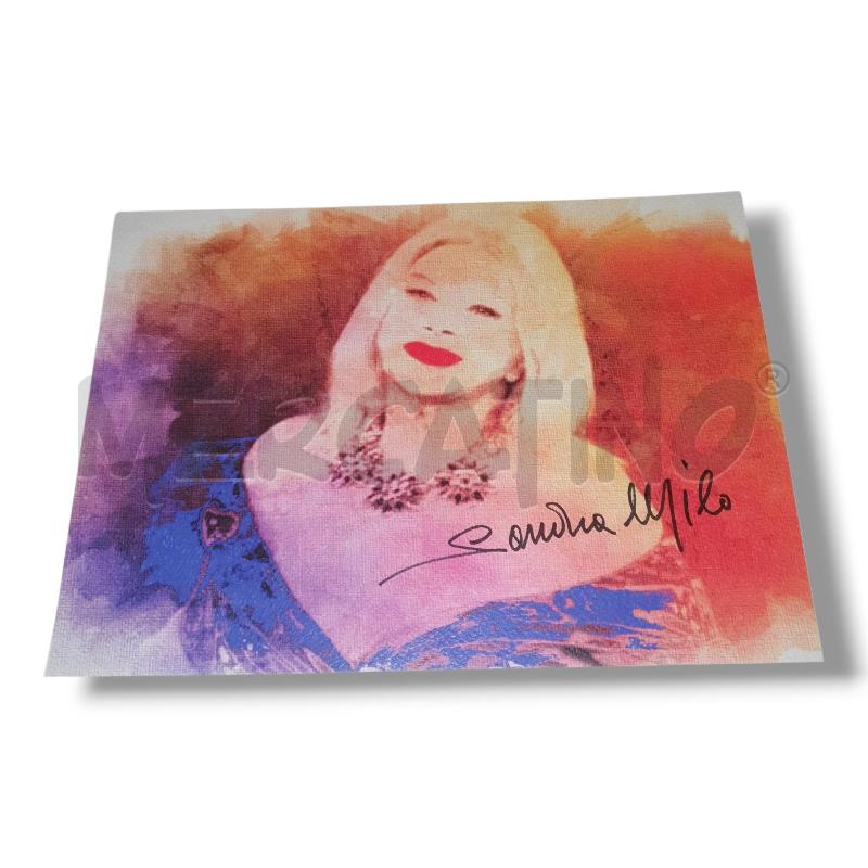 AUTOGRAFO SANDRA MILO CON ONLUS DI ACQUISTO | Mercatino dell'Usato Osasco 1