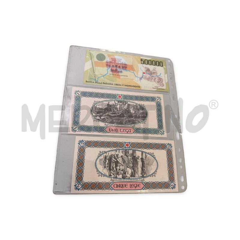 BANCONOTE PZ 3 COLLEZIONE LEGA NORD | Mercatino dell'Usato Osasco 2
