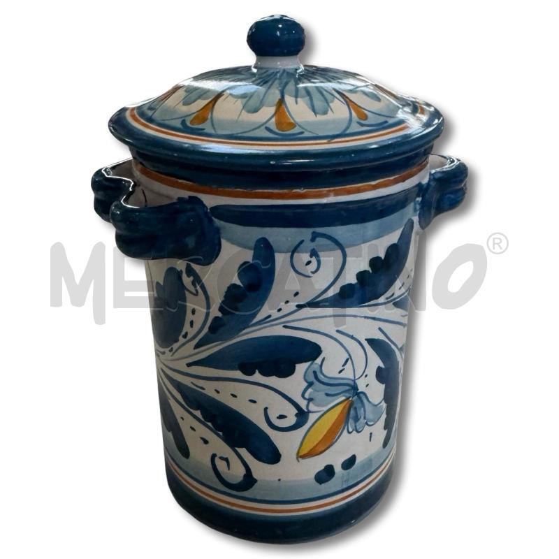 BARATTOLO CALTAGIRONE MAIOLICA ALTEZZA 24 CM | Mercatino dell'Usato Osasco 1