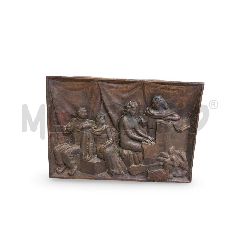 BASSORILIEVO IN LEGNO 50X35 R. CERRATO | Mercatino dell'Usato Osasco 1