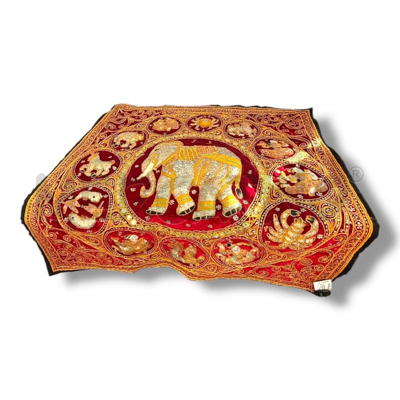 BATIK INDONESIANO 95X95 INTERAMENTE RICAMATO A MANO | Mercatino dell'Usato Osasco 1