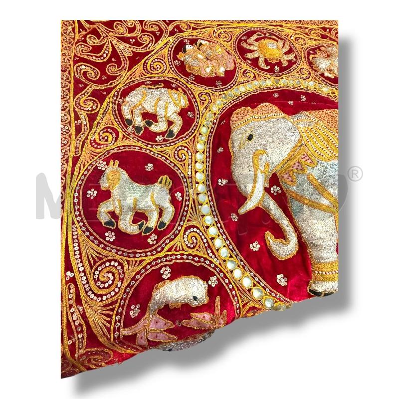BATIK INDONESIANO 95X95 INTERAMENTE RICAMATO A MANO | Mercatino dell'Usato Osasco 3