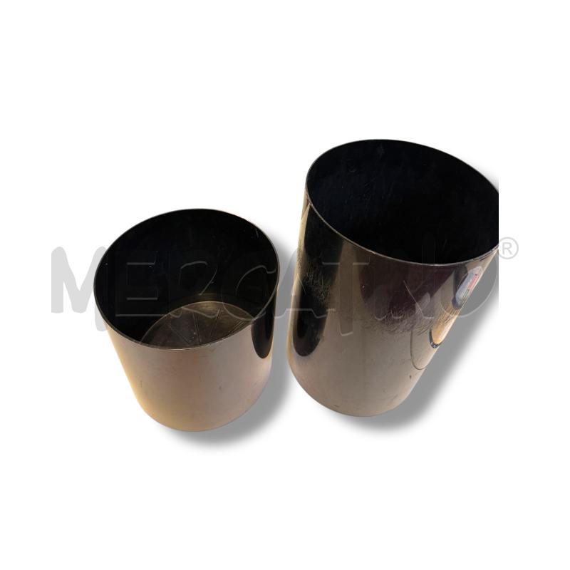 BLOCCO 2 CESTINI GETTACARTE KARTELL (QUELLO ALTO MOLTO ROVINATO) 38 E 25 CM IN MATERIALE RICICLATO | Mercatino dell'Usato Osasco 2
