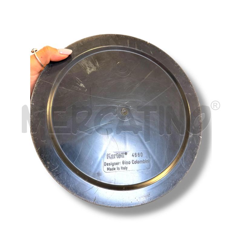 BLOCCO 2 CESTINI GETTACARTE KARTELL (QUELLO ALTO MOLTO ROVINATO) 38 E 25 CM IN MATERIALE RICICLATO | Mercatino dell'Usato Osasco 3